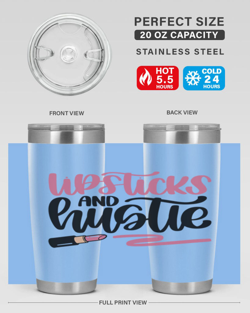 Lipstick And Hustie Style 58#- make up- Tumbler