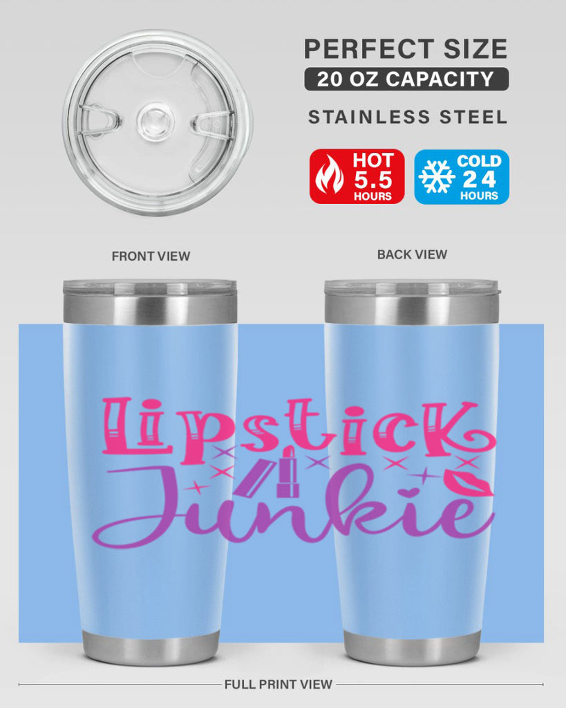Lipstick Junkie Style 228#- make up- Tumbler