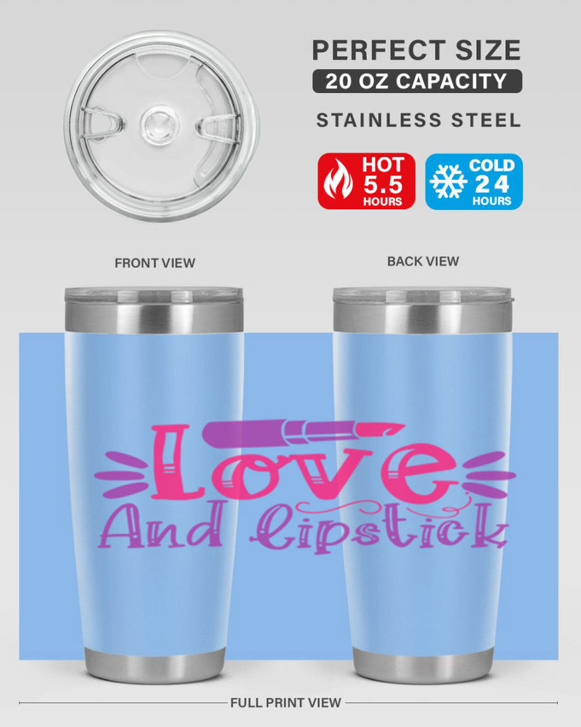 Love And Lipstick Style 225#- make up- Tumbler