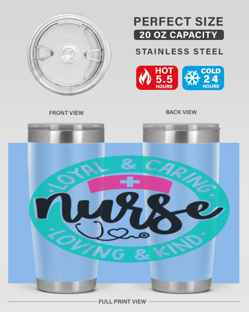 Loyal Caring Nurse Loving Kind Style Style 133#- nurse- tumbler