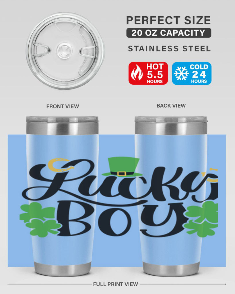 Lucky Boy Style 59#- St Patricks Day- Tumbler