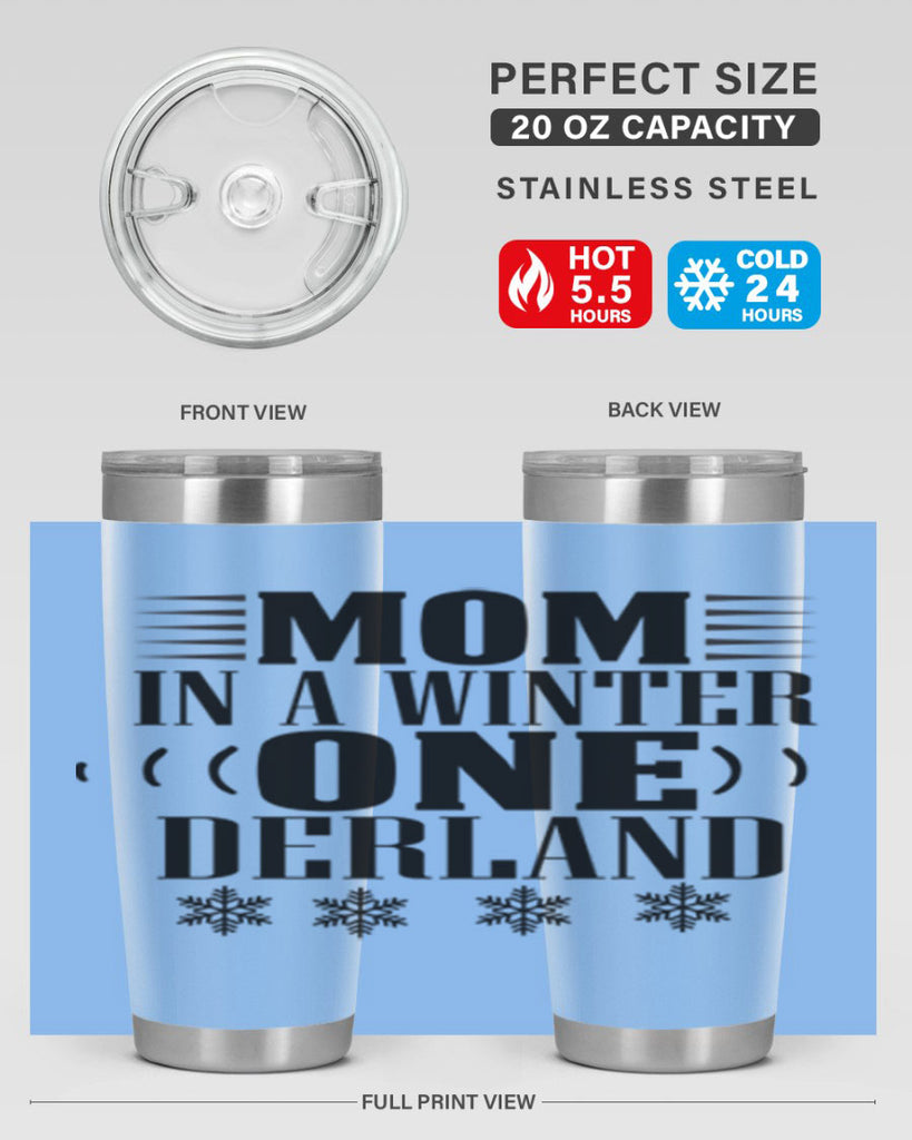 MOM IN A WINTER ONE DERLAND 322#- winter- Tumbler