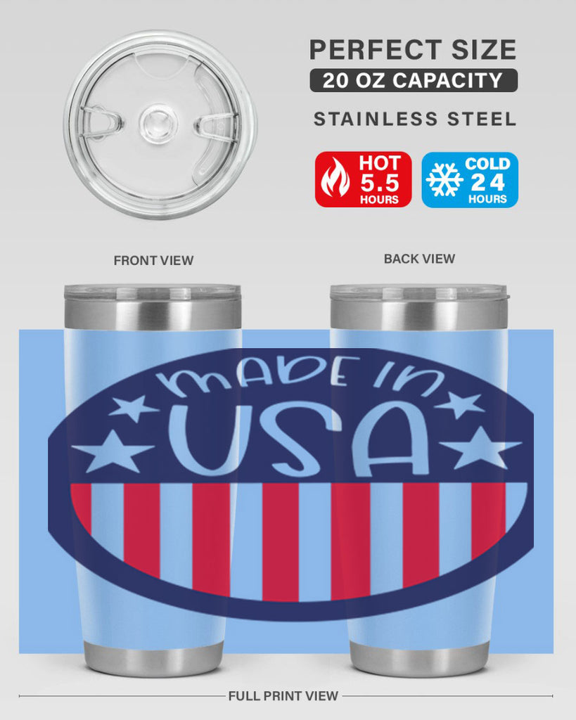 Made In USA Style 165#- Fourt Of July- Tumbler