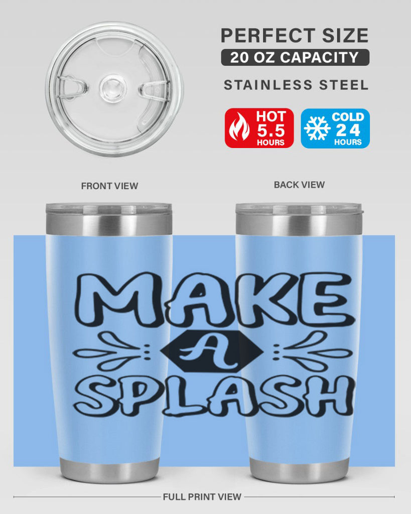 Make a splash 310#- mermaid- Tumbler