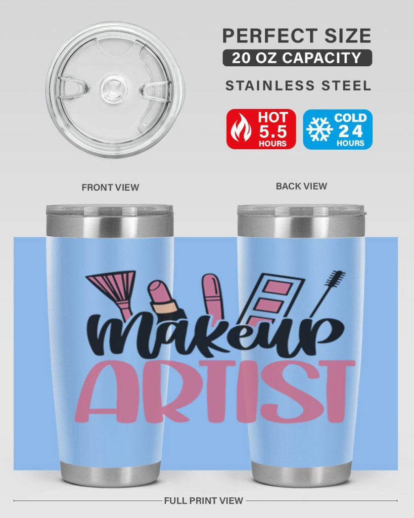Makeup Artist Style 52#- make up- Tumbler