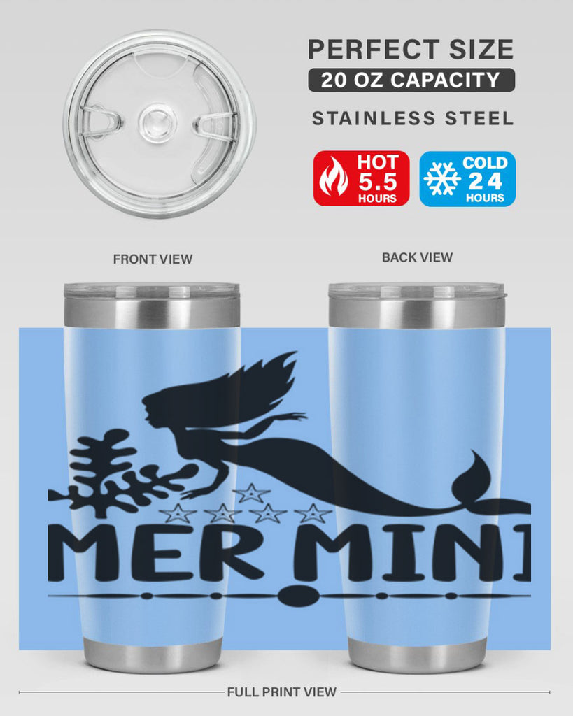 Mer mini 353#- mermaid- Tumbler