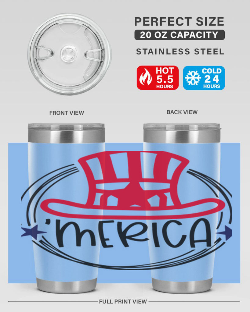Merica Style 138#- Fourt Of July- Tumbler