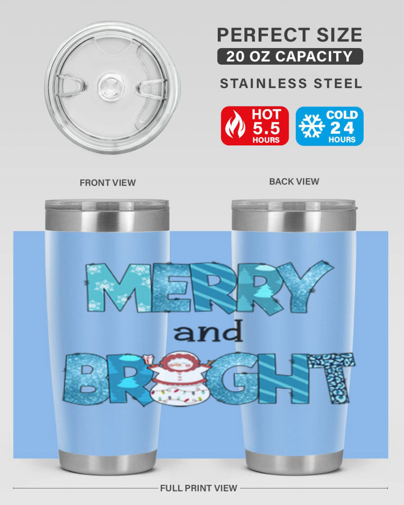 Merry and Bright 321#- winter- Tumbler