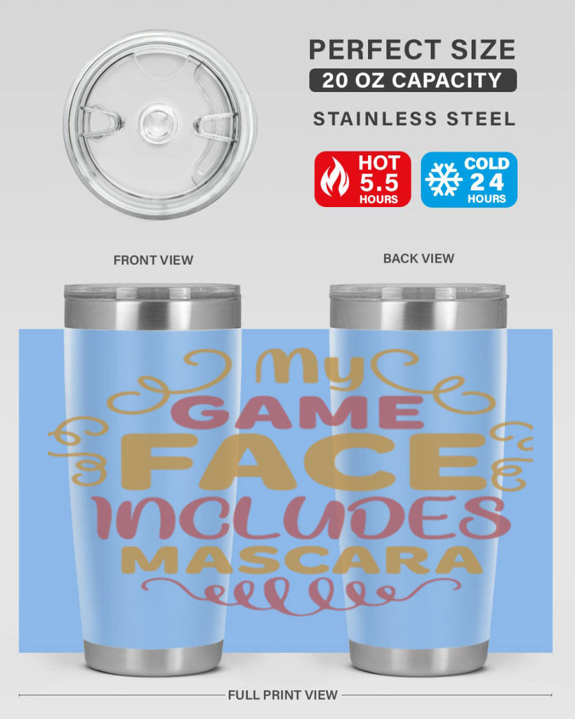 My Game Face Includes Mascara 127#- fashion- Cotton Tank
