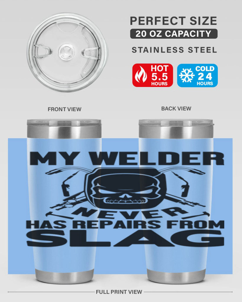 My welder never Style 7#- welder- tumbler