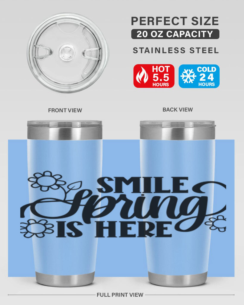 PNG_Smile Spring Is Here395#- spring- Tumbler