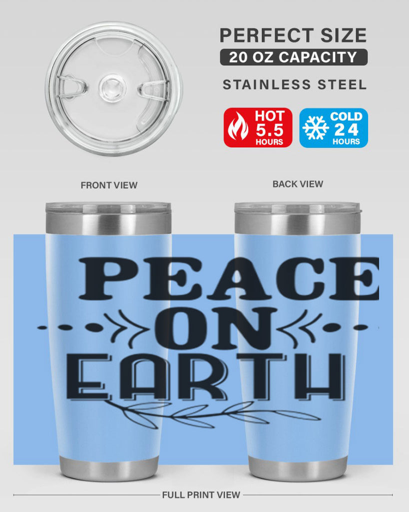 Peace on Earth 334#- winter- Tumbler