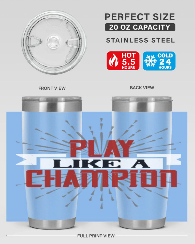 Play like a Champion 1942#- badminton- Tumbler