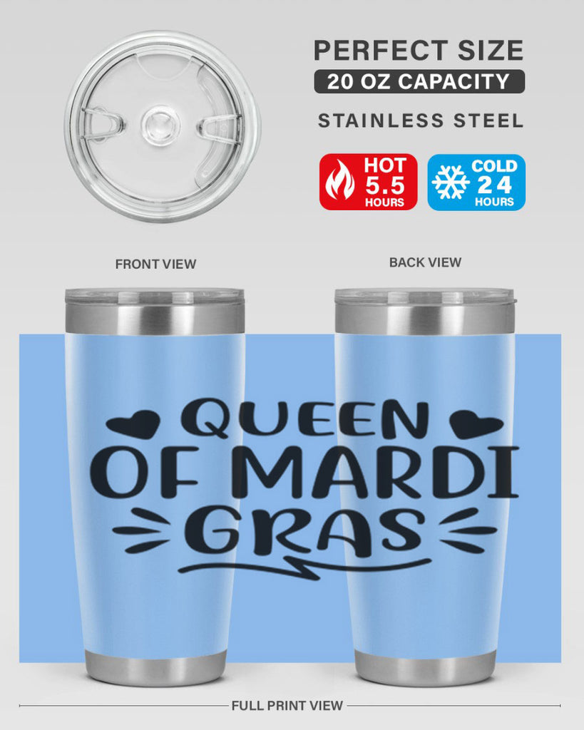 Queen Of Mardi Gras 133#- fashion- Cotton Tank