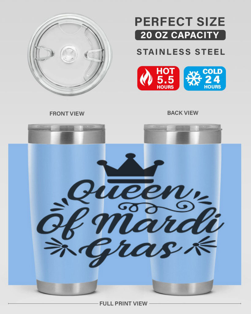 Queen Of Mardi Gras 135#- fashion- Cotton Tank