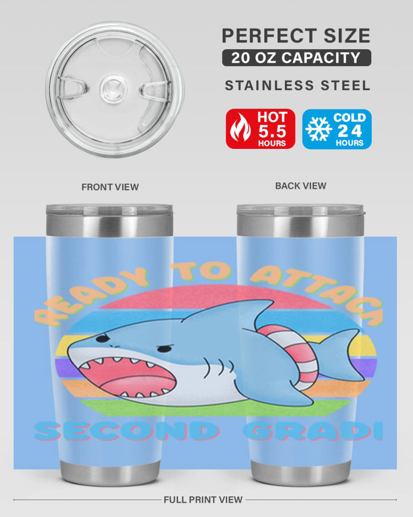 Ready to Attack 2nd Grade 19#- second grade- Tumbler