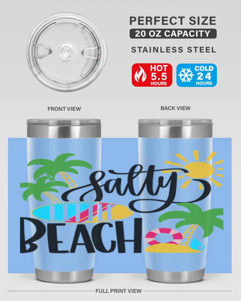 Satly Little Beach Style 26#- summer- Tumbler