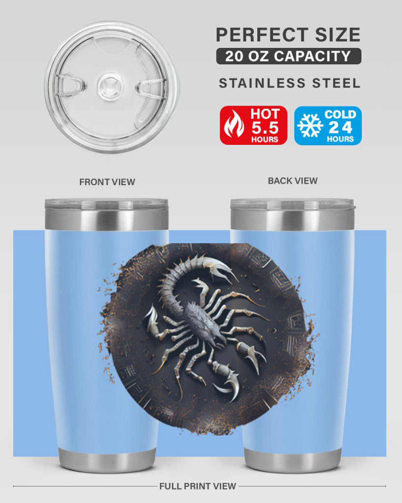 Scorpius 467#- zodiac- Tumbler