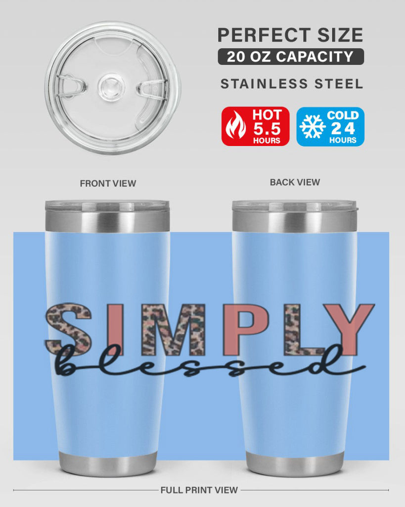 Simply blessed 575#- fall- Tumbler