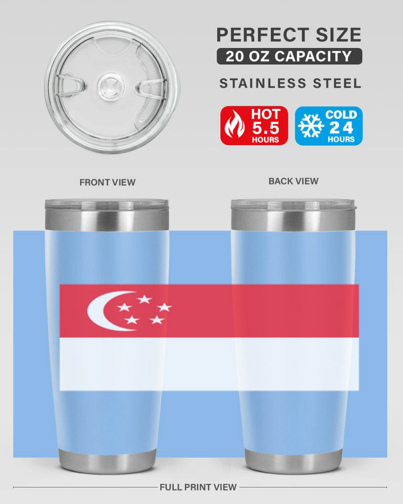 Singapore 41#- world flags- Tumbler