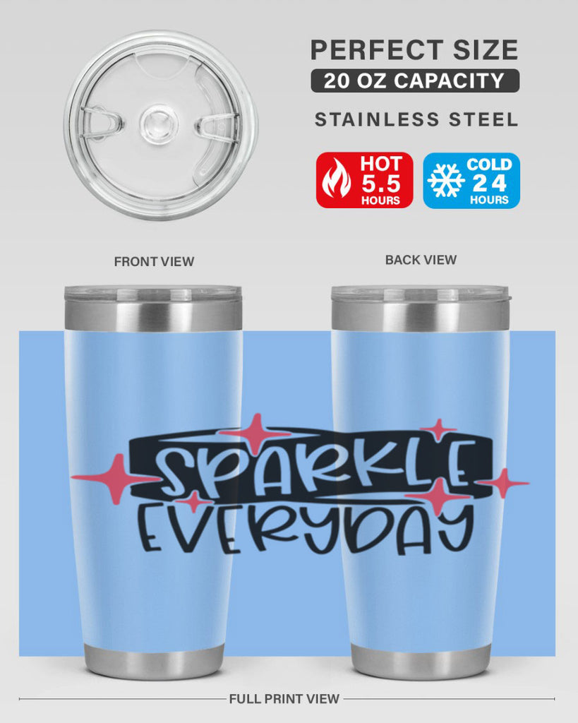 Sparkle Everyday Style 20#- make up- Tumbler