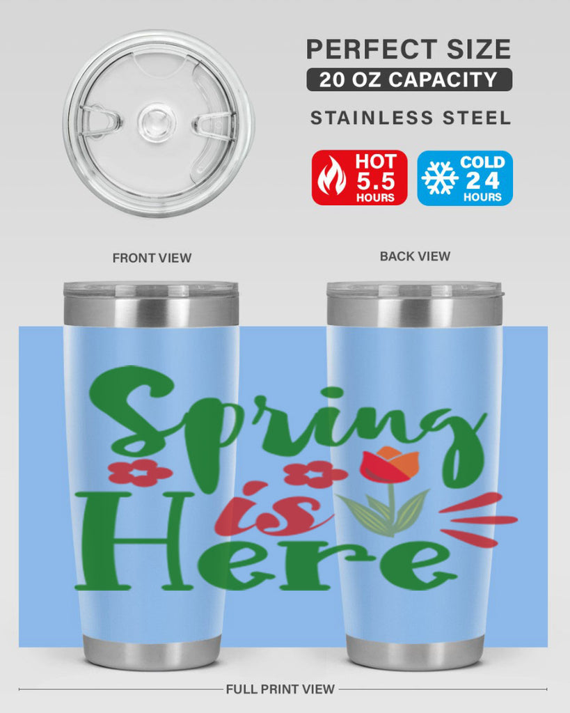 Spring is Here 497#- spring- Tumbler