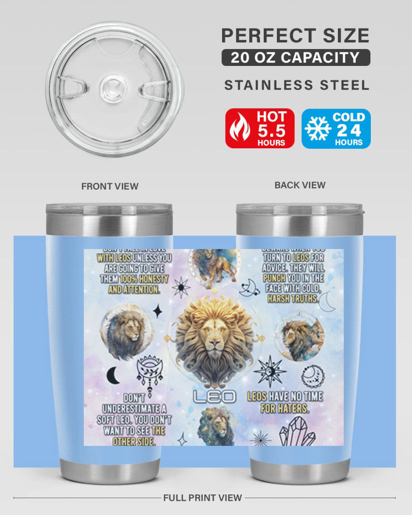 StraightLeo 473#- zodiac- Tumbler