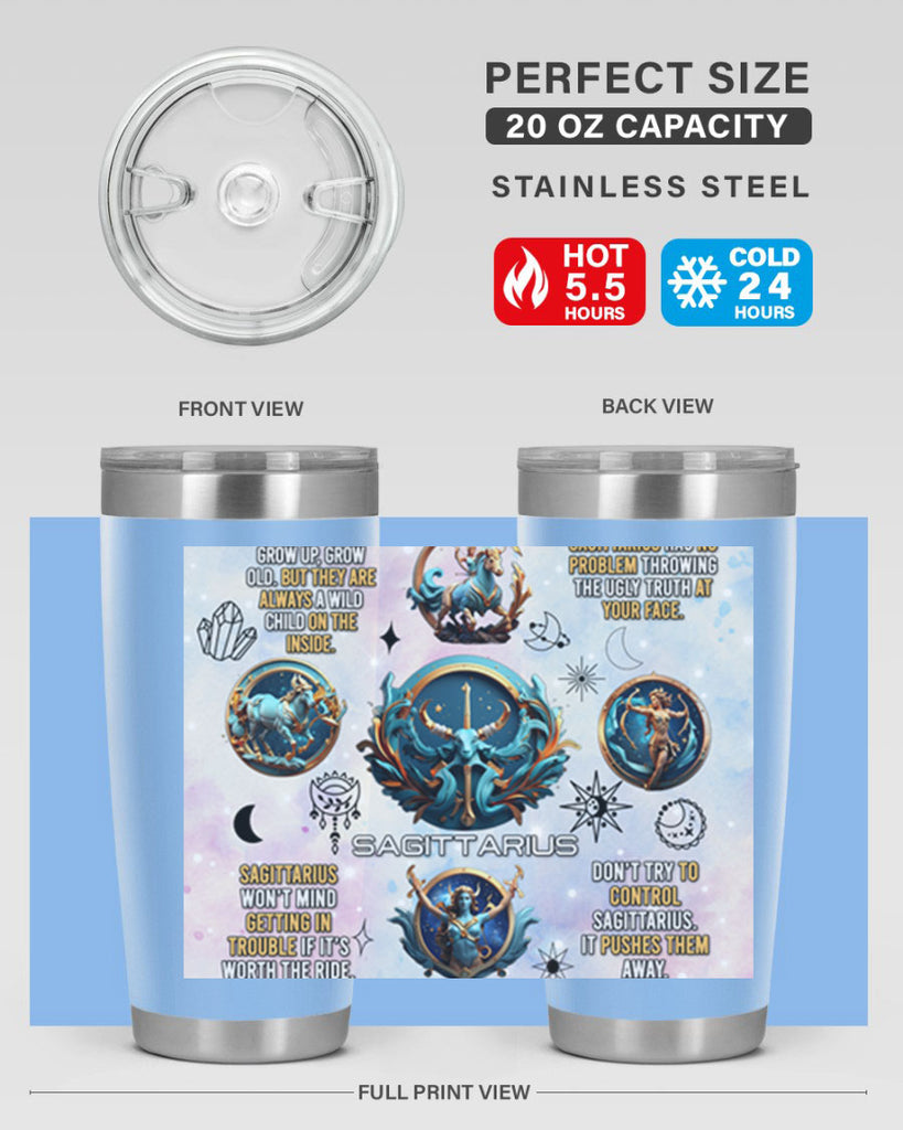 StraightSaggitarius 476#- zodiac- Tumbler