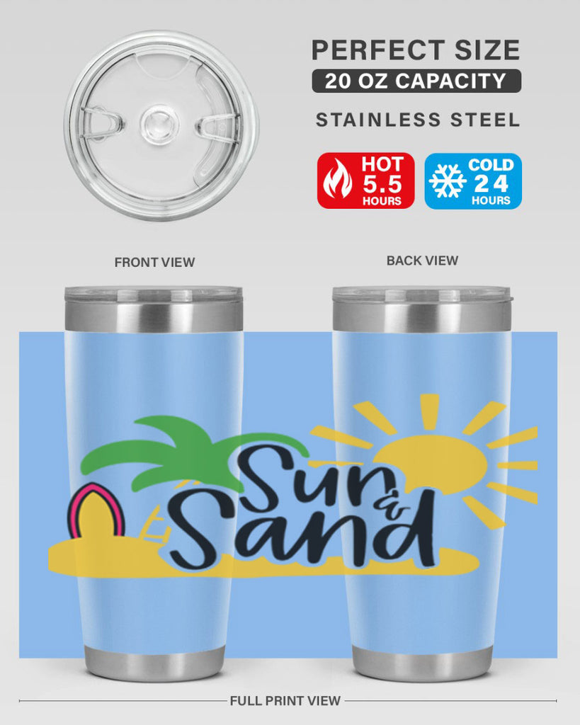 Sun Sand Style 17#- summer- Tumbler
