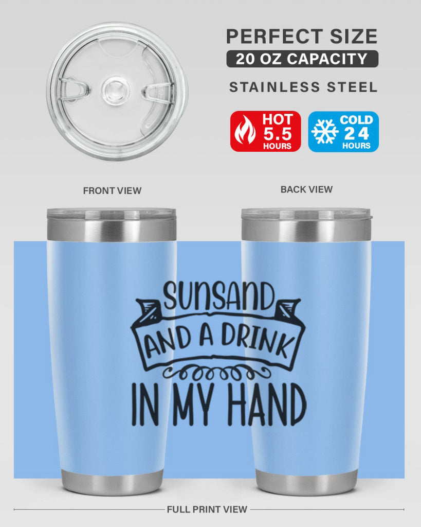 Sunsandandadrinkin 483#- zodiac- Tumbler