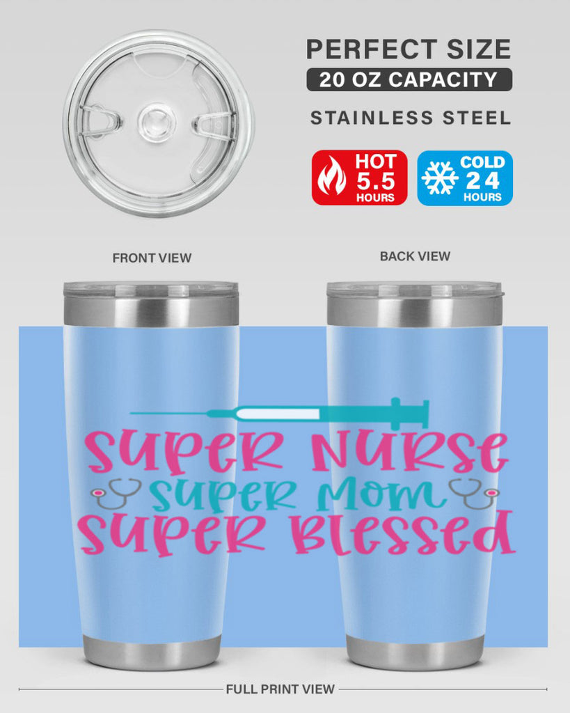 Super Nurse Super Mom Style Style 24#- nurse- tumbler