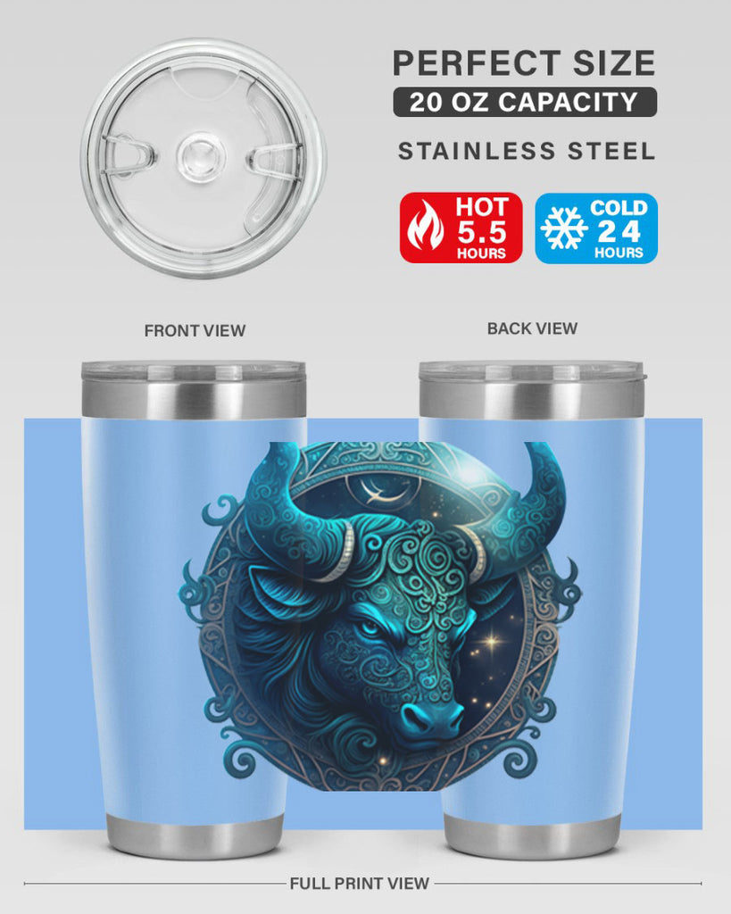 Taurus 485#- zodiac- Tumbler