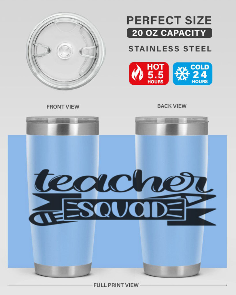 Teacher Squad Style 48#- teacher- tumbler