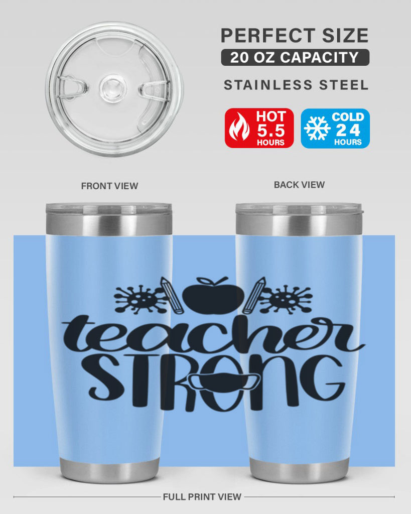 Teacher Strong Style 47#- teacher- tumbler