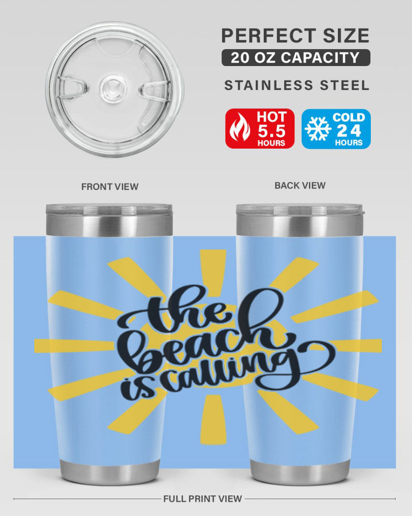 The Beachy Is Calling Style 10#- summer- Tumbler