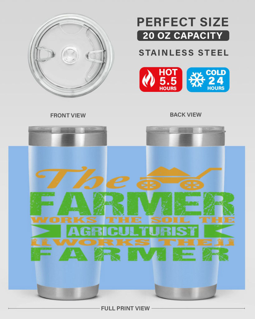 The farmers work the soil 33#- farming and gardening- Tumbler