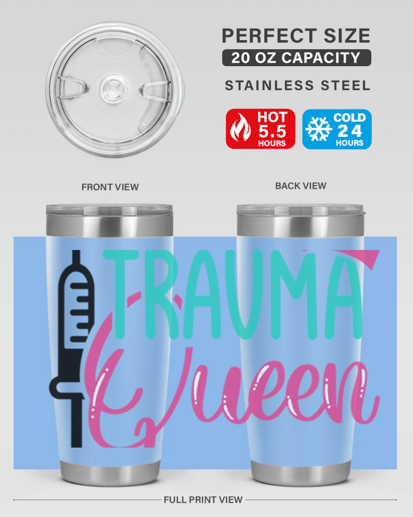 Trauma Queen Style Style 12#- nurse- tumbler