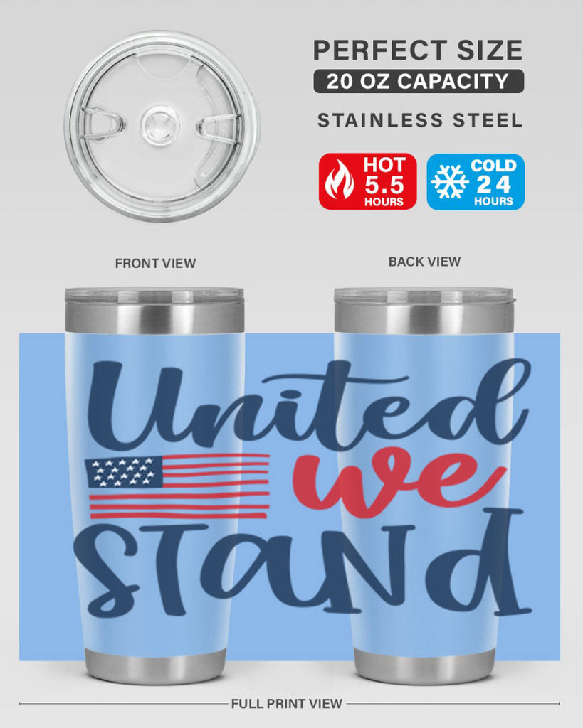United we stand Style 9#- Fourt Of July- Tumbler