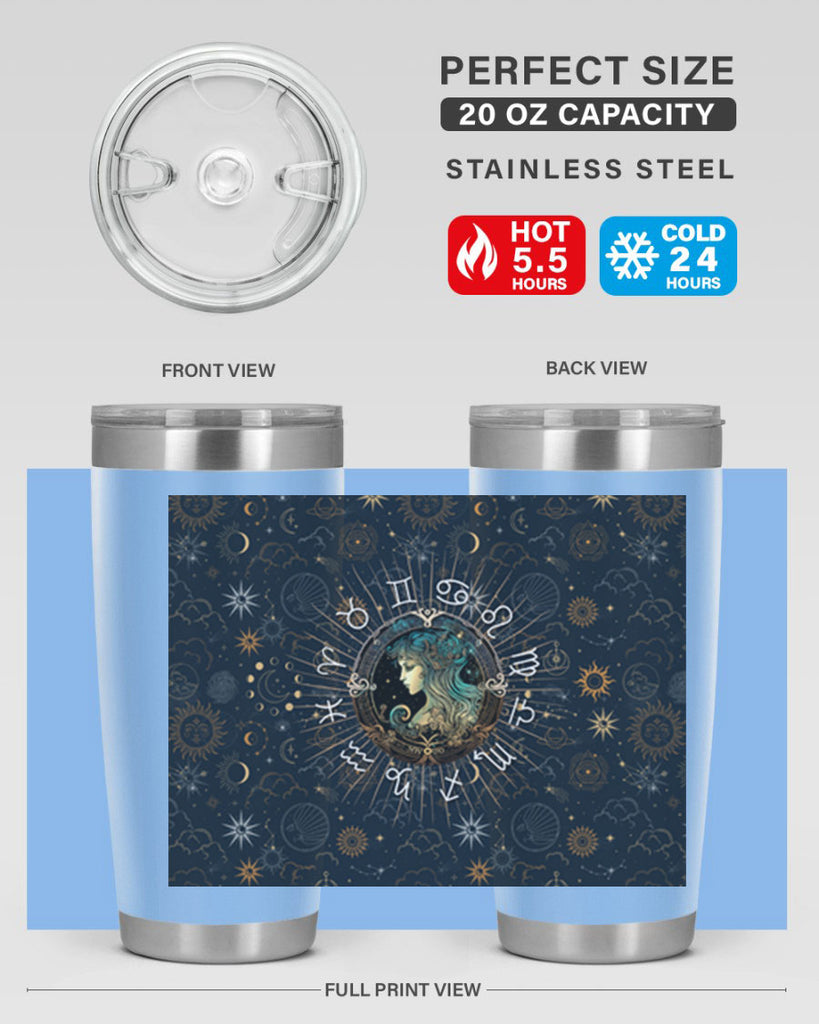 Virgo Straight 529#- zodiac- Tumbler
