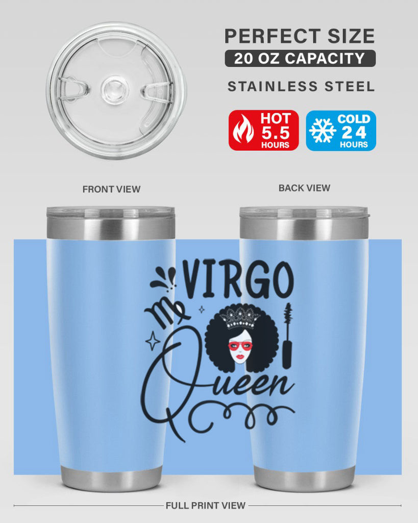 Virgo queen 541#- zodiac- Tumbler