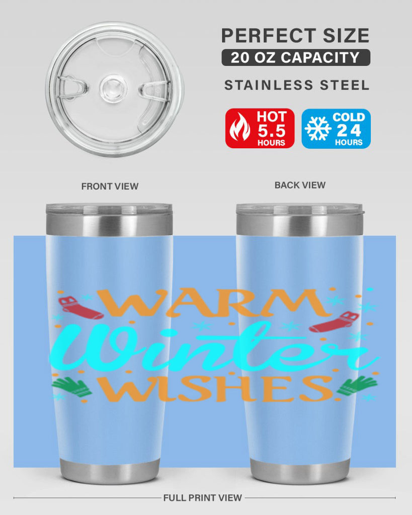 Warm Winter Wishes 465#- winter- Tumbler