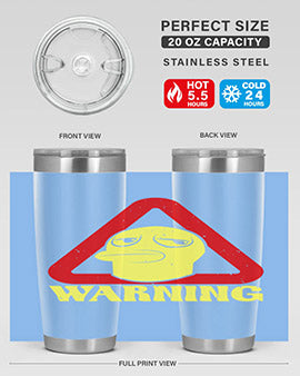Warning Style 12#- duck- Tumbler