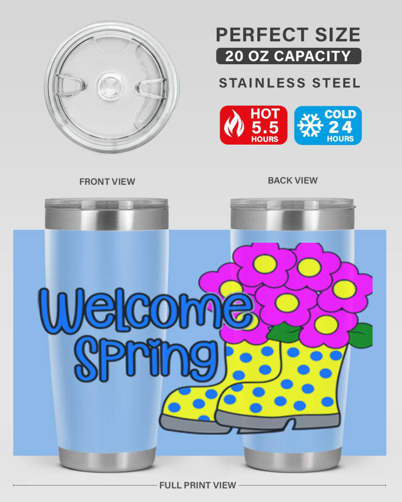 Welcome Spring rainboots page577#- spring- Tumbler