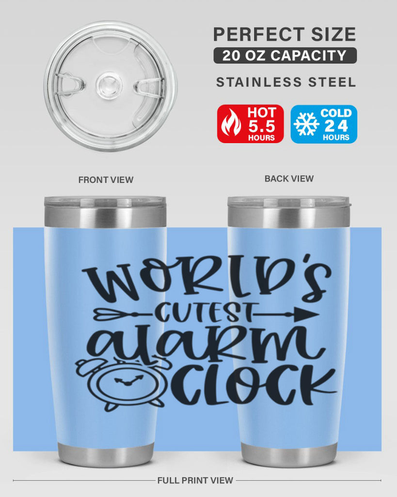 Worlds Cutest Alarm Clock Style 14#- baby- tumbler