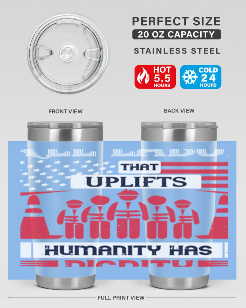 all labor that uplifts humanity has dignity 46#- labor day- Tumbler