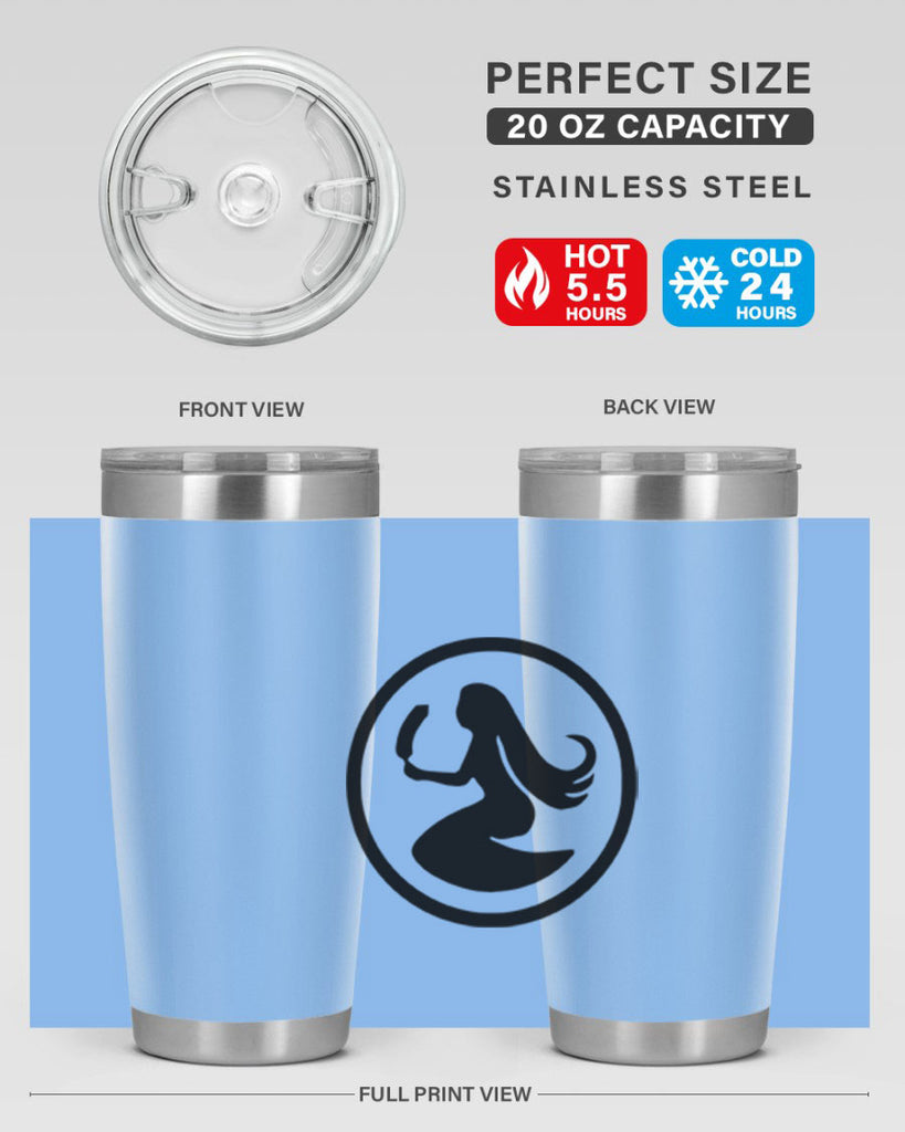 aquarius 80#- zodiac- Tumbler