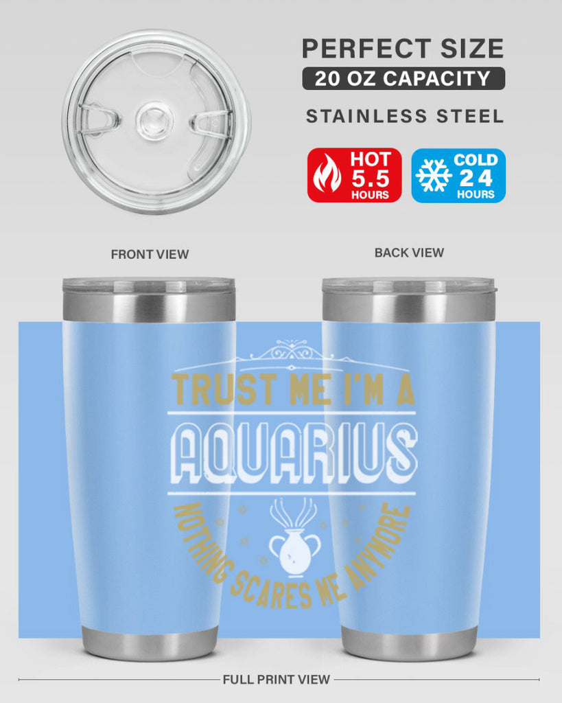 aquarius 87#- zodiac- Tumbler