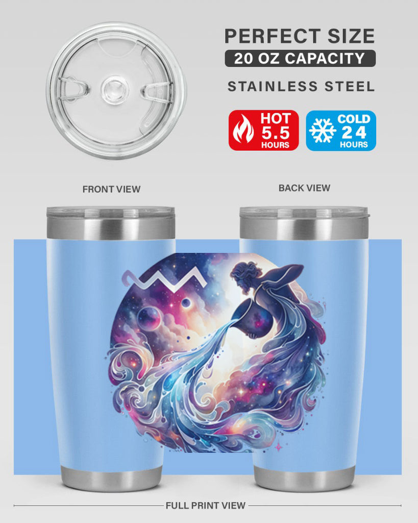 aquarius 89#- zodiac- Tumbler