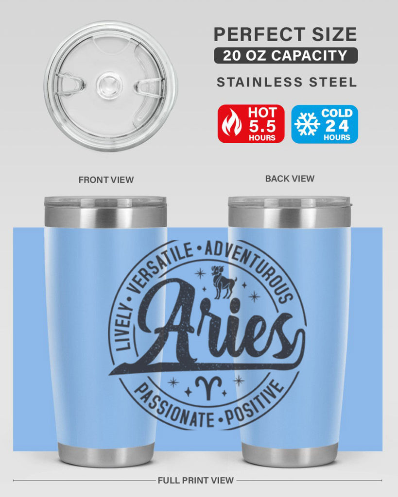 aries 102#- zodiac- Tumbler