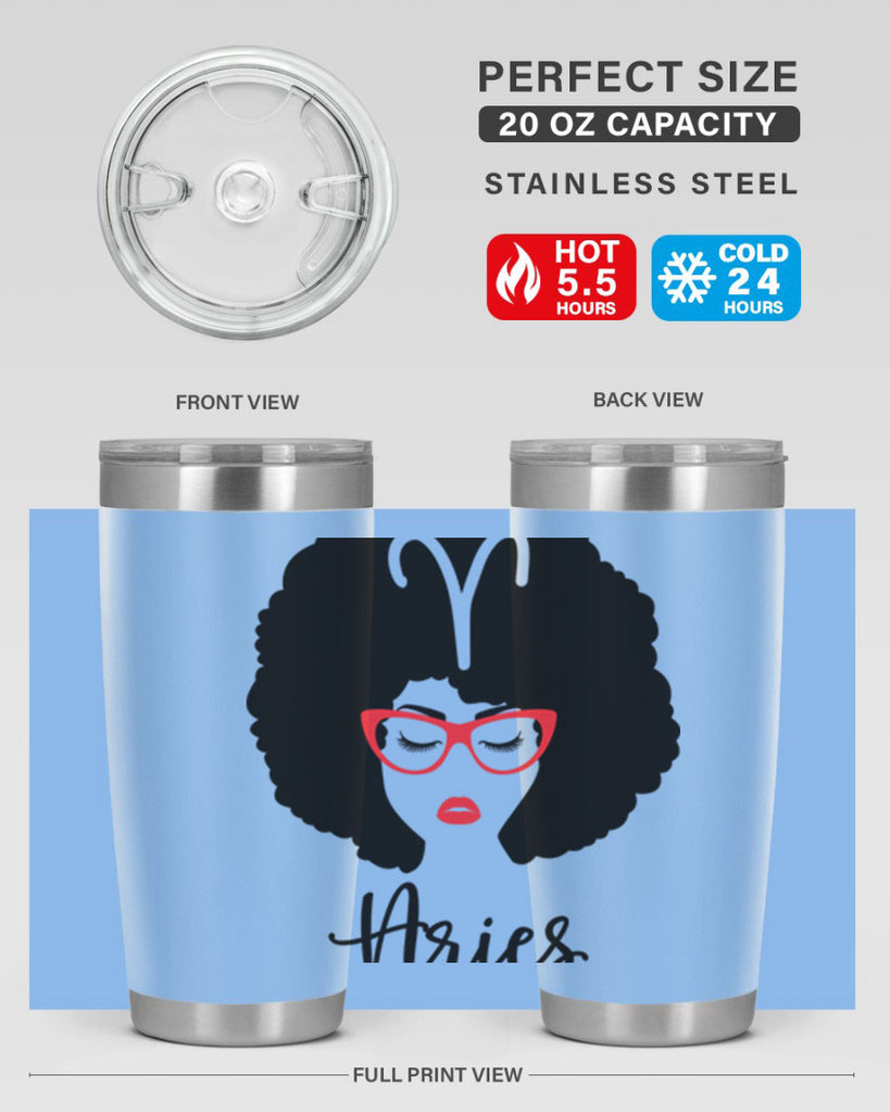 aries 122#- zodiac- Tumbler
